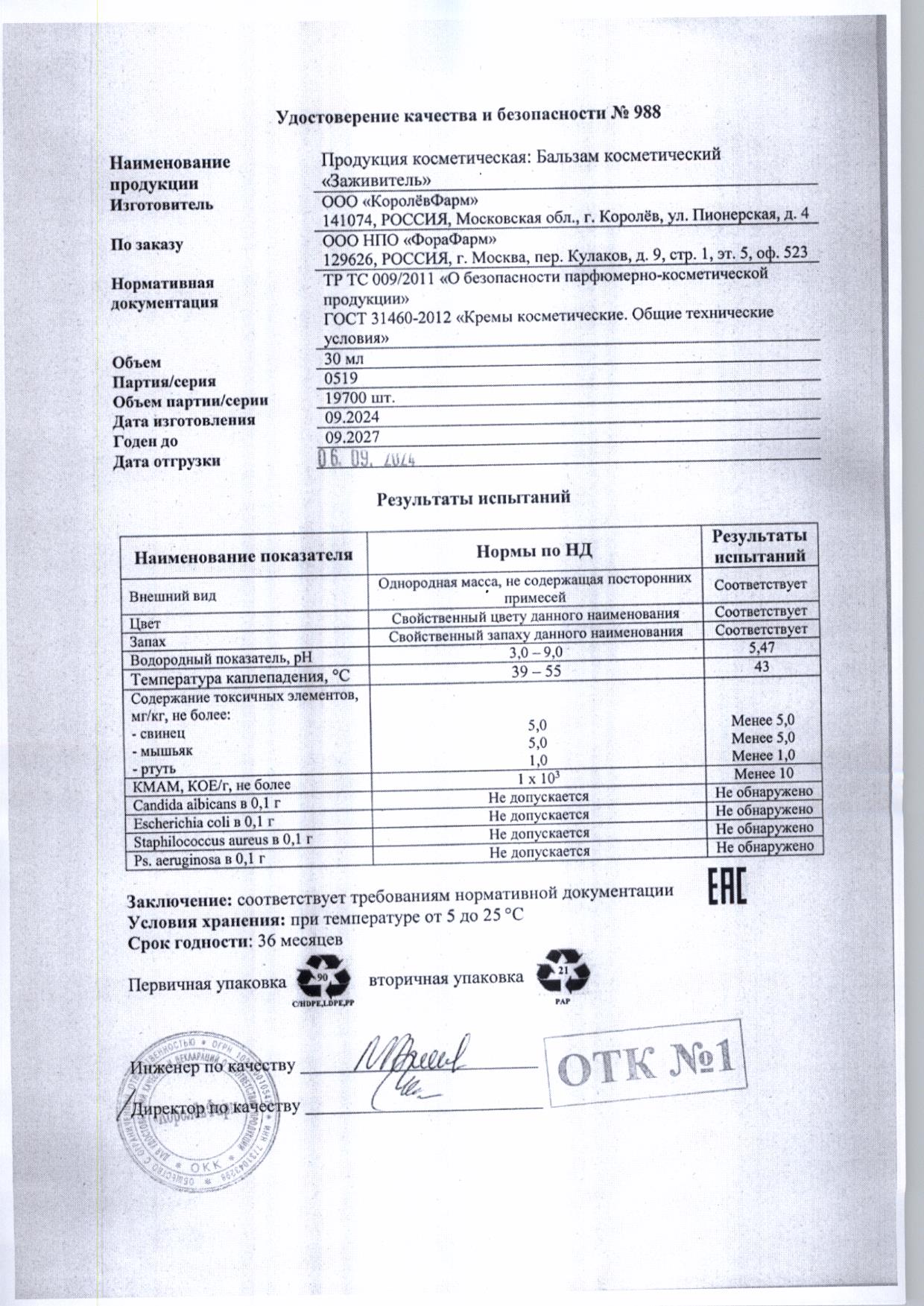 Паспорт №092024